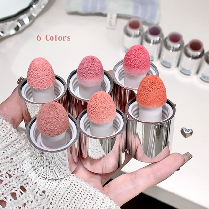 Liquid Blush Natural Water Light Waterproof Blush Stick Moisturize Cheek Blusher Brighten Contour Sponge Brush Makeup 4 Colors