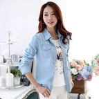 XL / Light blue snap button