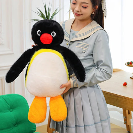 45/60/85cm Penguin movable joints Plush Toy Pingu Kawaii Penguin Stuffed Doll Cartoon Animal Cute Home Decor Kid Birthday Gift