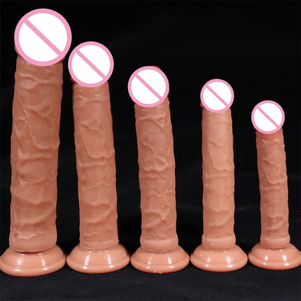 Wearable Realistic Dildo Skin Sex Toys for Female Masturbator with Strong Suction Cup G Spot Big Penis Anal Adult Sex Product 18