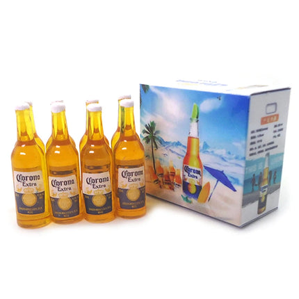 [C]1 Set 112 Scale Dollhouse Miniature Corona Beer Case DIY Kids Toy for Birthday Scene Decor