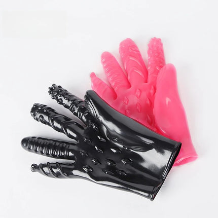 Large Textured Finger Sleeve Adult Sensual Toy Firm Design Powerful Stimulation for Couples Play SM Bondage Gear for Him