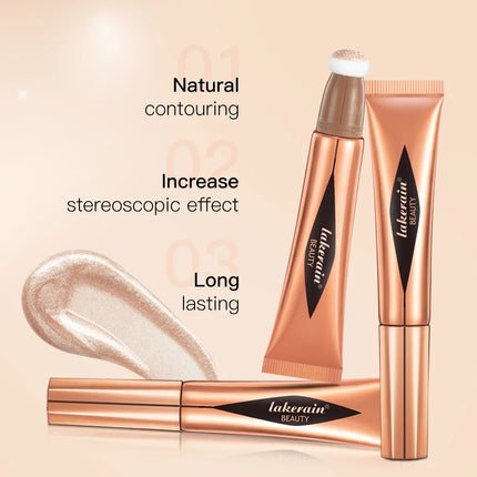 Multi-use Stick Bronzer Blusher Beauty Highlighter Blush Liquid Face Bronzer Natural Contouring Wand Stick Applicator Makeup