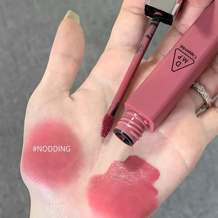 Cappuvini Matte Velvet Lip Glaze Moisturizing Smooth Long-Lasting Lipstick Makeup Lip Gloss