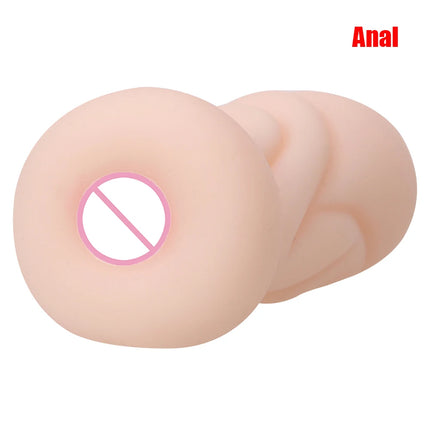 Classic Silicone Male Masturbator Artificial Mouth Anal Vaginal For Men 18 Penis Pump Glans Sucker Real Pussy Sex Toys Erotic