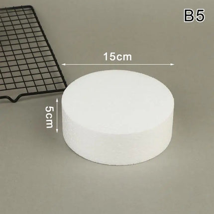 4/6/8/10 Inch Cake Foam Mould PS Foam Flower Decor Cake Dummy Practice Sugarcraft Model Lightweight DIY Decorations