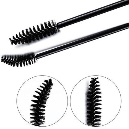 500/1000pcs Eyelash Brush Applicator Wholesale Lash Mascara Wands Brushes For Eyelash Extension Eyebrow Spoolies Beauty Tools