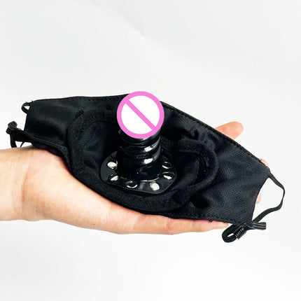 Mouth Plug Ball High-Quality Silicone Simulation Penis Adult Game Bondage Mask with Dildo Mouth Gag Erotic Sex Toys for Couple