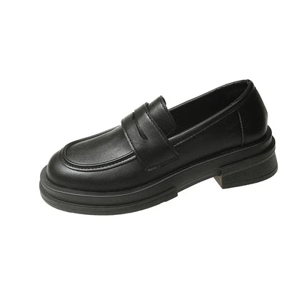 New Japanese Style College Student Cosplay Lolita Shoes for Women/Girls Fashion Black/Coffee Uniform Platform Shoes 2025
