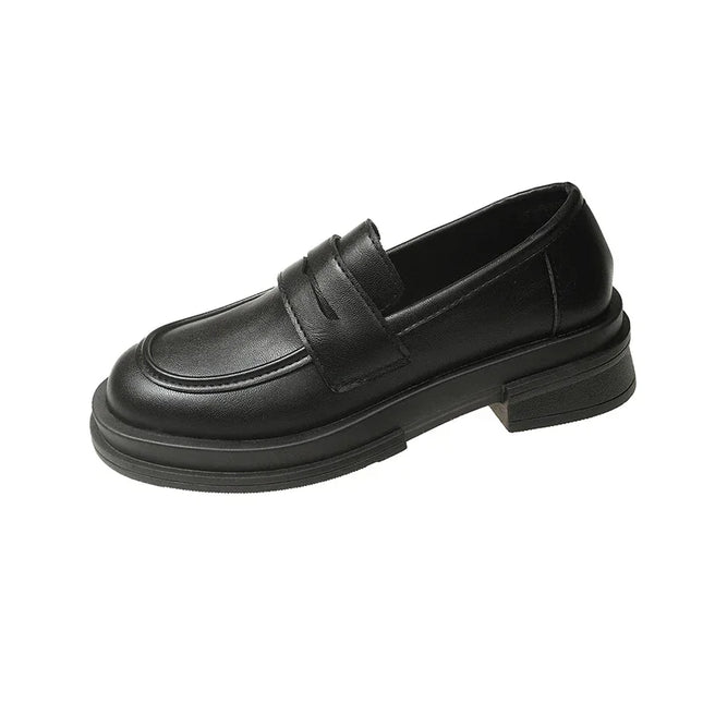 New Japanese Style College Student Shoes Cosplay Lolita Shoes for Women/Girl Fashion Black/Coffee Uniform Platform Shoes 2025
