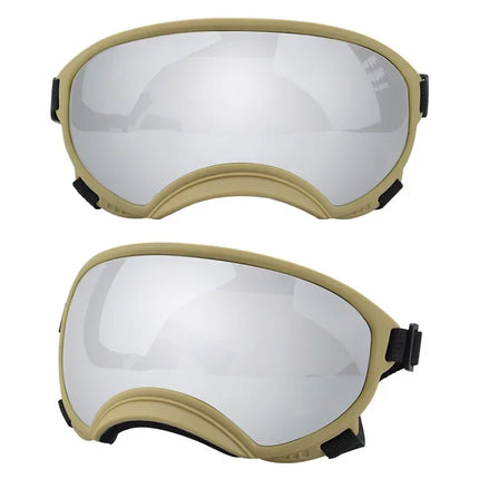 ATUBAN Dog Goggles Anti UV Strong Impact Resistance Adjustable Elastic Puppy Large Breed Dog Goggles Breathable Pet Sunglasses