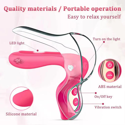 Pussy Spreader 2 in 1 Vibrators Women Masturbator Clitoris Stimulation BDSM Bondage Sex Flirt Vagina Speculum Vaginal Spreads
