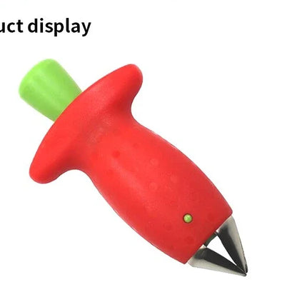Strawberry Slicer Cutter Strawberry Corer Strawberry Huller Fruit Leaf Stem Remover Salad Cake Tools Kitchen Gadget Accessories