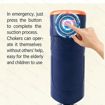 Auto Heimlich First Aid Choking Rescue Device CPR Choking Artificial Emergency Home Rescue Device Adult Children Asphyxia