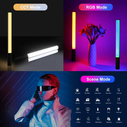 Color Background RGB Photography Fill Light Portable Led Professional Lighting Live Ambient Light Handheld Stick Light