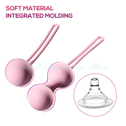 3Pcs/Set Kegel Ball Smart Ben Wa Geisha Balls Silicone Vaginal Chinese Egg For Woman Sex Toys