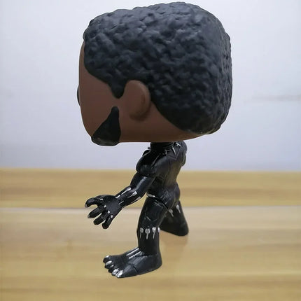 Vinyl Figurine Marvesls Avengersels Heroes Black Panther Collections Action Figure Ornaments Children Birthday Gifts
