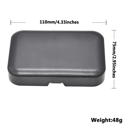 Portable 110mm*75mm Tobacco Box for Store Smoking Pipes Lighter Plastics Cigarette Case Herb Smoking Accessories