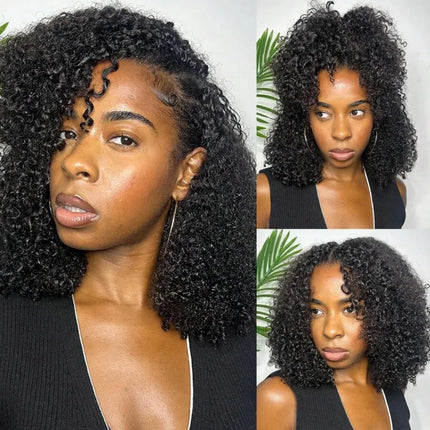 30 Inch Feather Kinky Curly Crochet Human Hair For Black Women Miracle Knots Crochet Bundles 120G 300G Pre-Separated Extensions