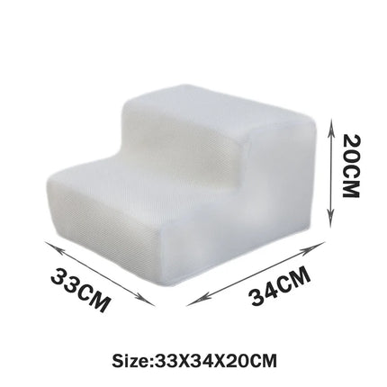 Pet Stairs Toys Cat Dog Ladder 2 3 4 Step Stairs for Dogs Puppy Ramp Detachable Sponge Pet Ladder Accessories