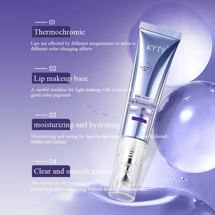 Crystal Temperature Change Moisturizing Lipstick Star Makeup Shinny Long-lasting Balm Lip Oil Brilliant Jelly Care Lip F9G1