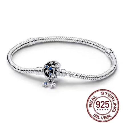 NEW 100% S925 pure silver Spider Man snake bone bracelet, suitable for original DlY bracelet, women's fashionable jewelry gift