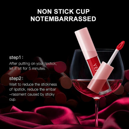 12 Color Non-stick cup Velvet Satin Gloss Lip glaze Mist Liquid matte lipstick Waterproof long-lasting color liquid