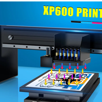 For Epson XP600 A3 UV Printer with XP600 Printhead UV Flatbed Printer A3 UV Sticker Printer For Bottle Case Acrylic Glass Print