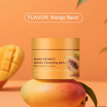 Papaya Makeup Remover Cream with Papaya Enzyme for Gentle Makeup Removal and Deep Cleansing of Pore Dust