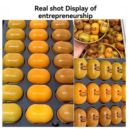 Electric Jujube Cake Machine Jujube Bean Cake Machine Snack Machine Commercial Stall Equipment Baking Eggs Electric Scones