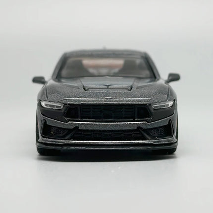 MINIGT 1:64 Ford Mustang Dark Horse 2024 Carbonized Gray MGT Alloy Car Model 957