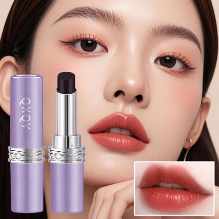 Velvet Matte Dark Magic Lipstick Long-Lasting Waterproof Lipstick Hydration Lip Gloss Nourishing Lightweight Smooth Essence Care