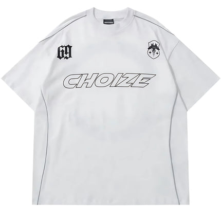 2026 Summer Men's T-shirt with Letter Print Breathable Lightweight Casual Fashionable Outdoor Style