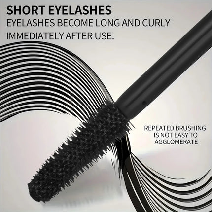 1pc Kiss Beauty 5D Volume & Lengthening Mascara - Waterproof, Sweat-Resistant, Smudge-Proof, Easy to, 24-Hour Lasting
