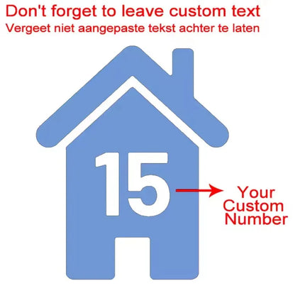 4Pcs Wheelie Bin Numbers Custom House Number Vinyl Decal Sticker for Rubbish Trash Bin Home Decor