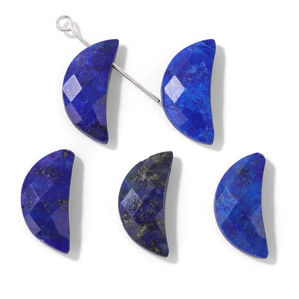 Blue Lapis Lazuli Pendant Gems Cross Hand Oval Shape Natural Stone Lapis Lazuli Charms for Jewelry Making Necklace DIY Bracelet