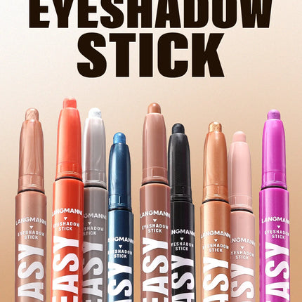 6-Color Eyeshadow Stick Pearlescent Matte Multi-color Anti-smudge Eyeshadow Pen 6 Pcs Set