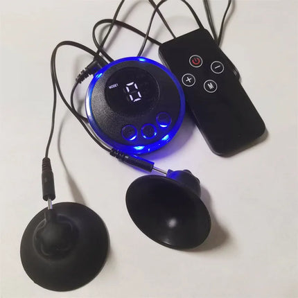 8 Modes Electric Shock Silicone Nipples Clamps Breast Stimulation Sucker Pumps Chest Massage Sex Toys for Women Adult Games