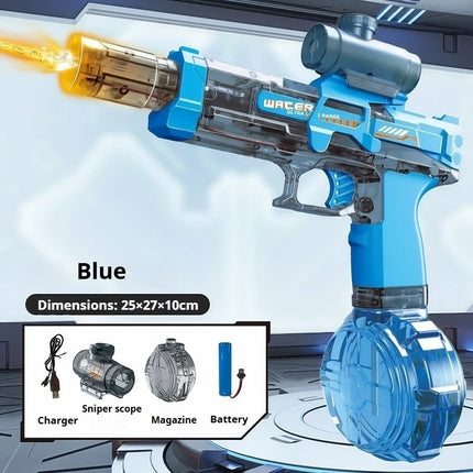 Electric Water Gun LED Lights Automatic Sensing Water Gun Children's Toys Summer Swimming Pool Outdoor Beach Toys Festival Gifts