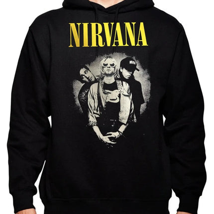 Classic Rock Band Nirvana Kurt Cobain Graphic Print Hoodie Men Women Loose Oversize Sweatshirt Streetwear Harajuku Wind Pullover