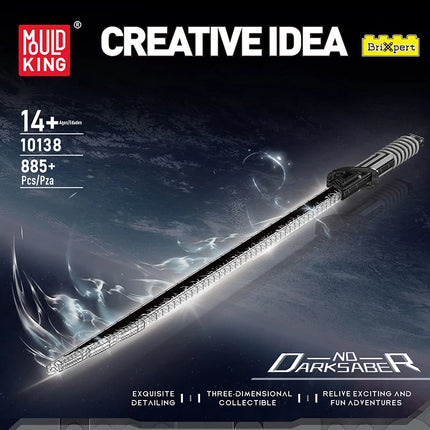 Mould King 10138 Star Plan Toys The Darksaber Building Block Assembly Lightsable Brick Set Educational Kids Christmas Gift