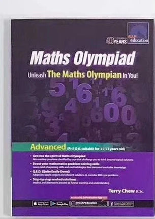 1 Book Sap Maths Olympiad Primary School Mathematical Thinking Training Exercise Math Questions in English Book