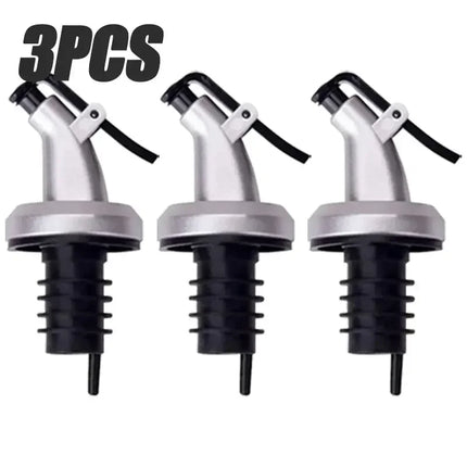 1-5PCS Oil Bottle Stopper Lock Plug Seal Leak-proof Nozzle Sprayer Oil Bottle Stopper Cap Liquor Dispenser Wine Pourer Gadgets