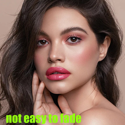 6-tone moisturizing lip gloss luminous oil lip gloss, moisturizing transparent liquid lip gloss, natural lip enhancer, make lips
