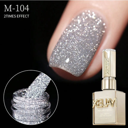 15ml Broken Diamond Halloween Christmas Nails Gel Nail Polish Adhesive Burst Flash Maillard Broken Diamond Adhesive