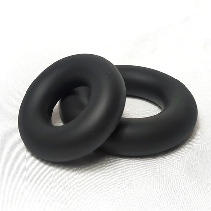 Silicone Soft Male Delay Ejaculation Penis Ring Lock Elastic Cock Rings Exercise Bands Sex Toys for Men Adult Sex Shop Black