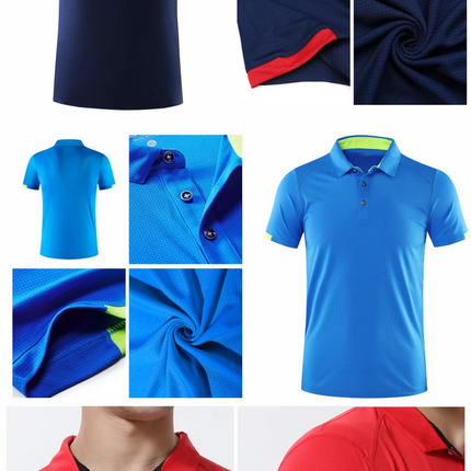 Casual Sports Quick-drying Lapel Short-sleeved POLO Shirt Cycling Suit Fitness Suit For Men