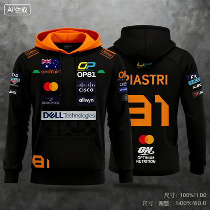 2026 Lando Norris Fall/Winter  New Collection: The Perfect Combination of Racing Style Hoodies and Extreme Sports Clothes