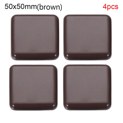 4pcs Furniture Leg Slider Pads Anti Scratch Easy Move Heavy Furniture Thickened Moving Pad Anti-abrasion Floor Protector Mat