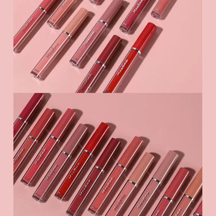 Holiday Gift Box 6PC/Set Matte Velvet Lip Gloss Waterproof Moisturizing Long-lasting Liquid Lipstick